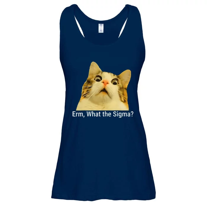 Erm What The Sigma Funny Quote Ladies Essential Flowy Tank