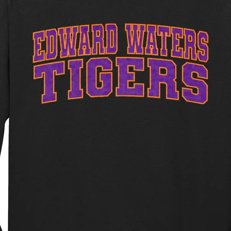 Edward Waters University Tigers Arch01 Tall Long Sleeve T-Shirt