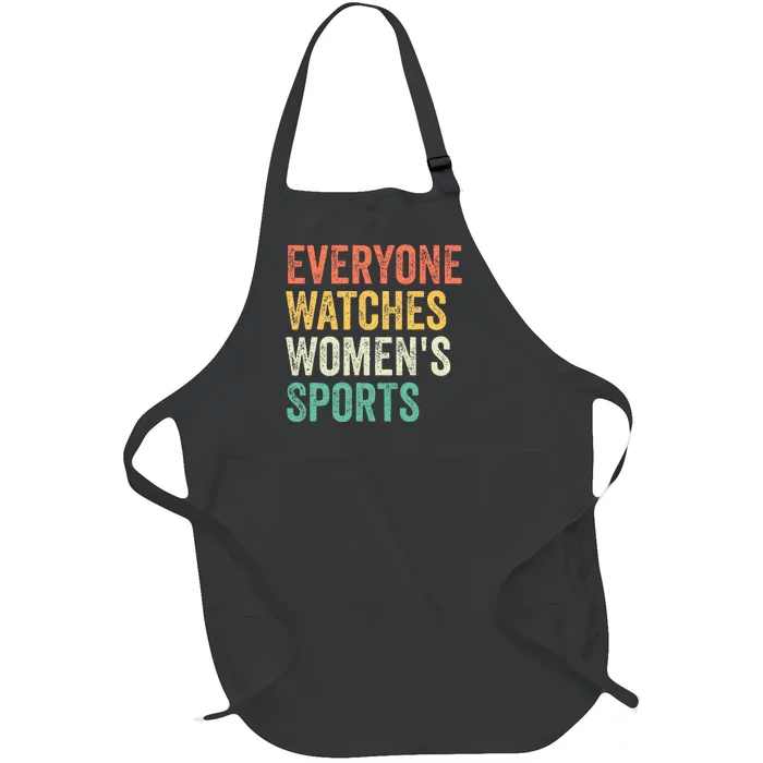 Everyone Watches Women Sports Full-Length Apron With Pocket