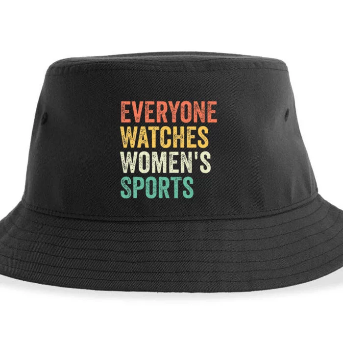 Everyone Watches Women Sports Sustainable Bucket Hat