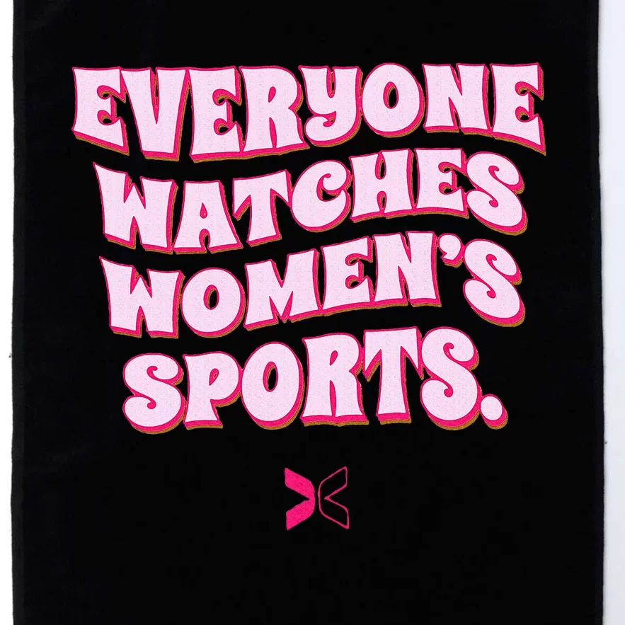 Everyone Watches Women Sports Platinum Collection Golf Towel