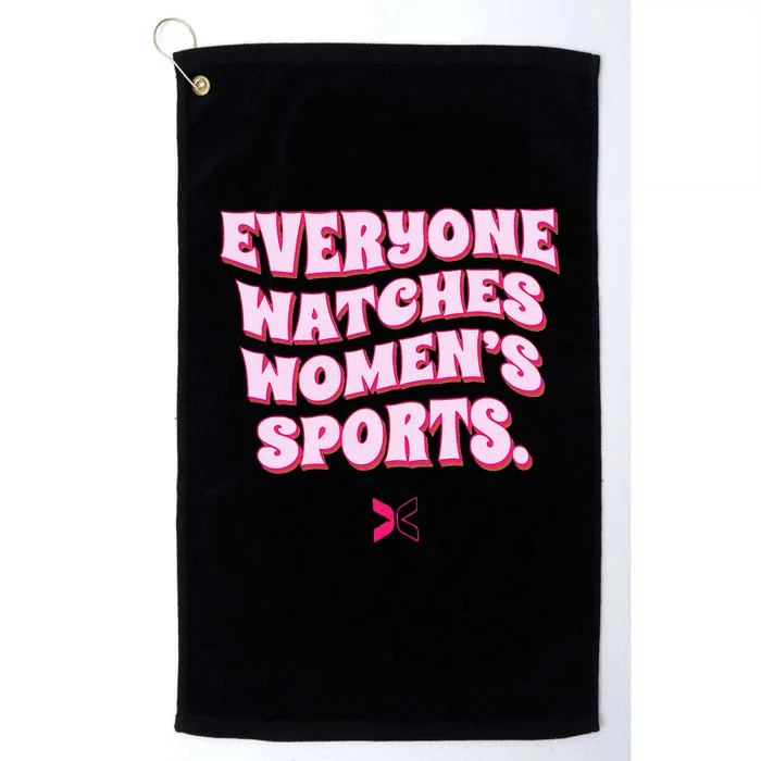 Everyone Watches Women Sports Platinum Collection Golf Towel