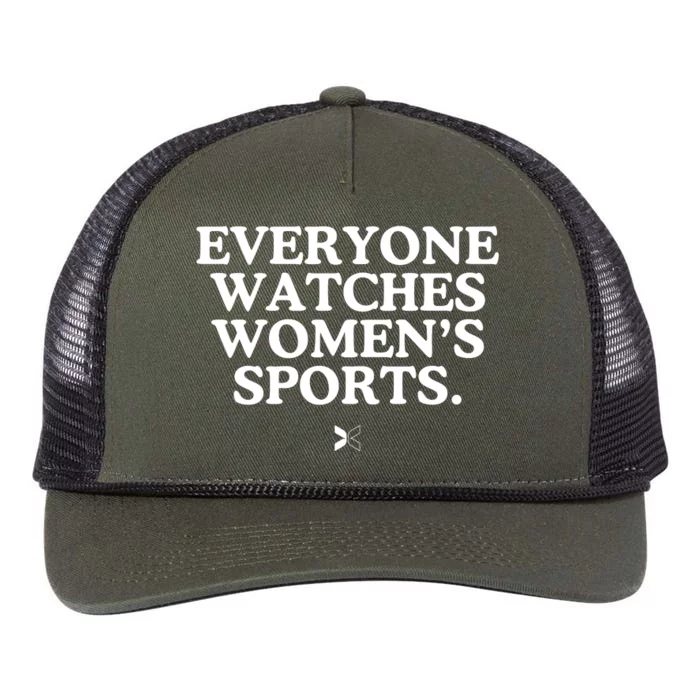 Everyone Watches Women’S Sports Retro Rope Trucker Hat Cap