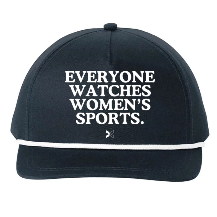 Everyone Watches Women’S Sports Snapback Five-Panel Rope Hat