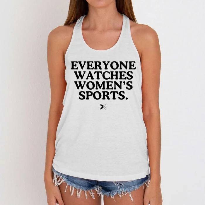 Everyone Watches Women’S Sports Women's Knotted Racerback Tank