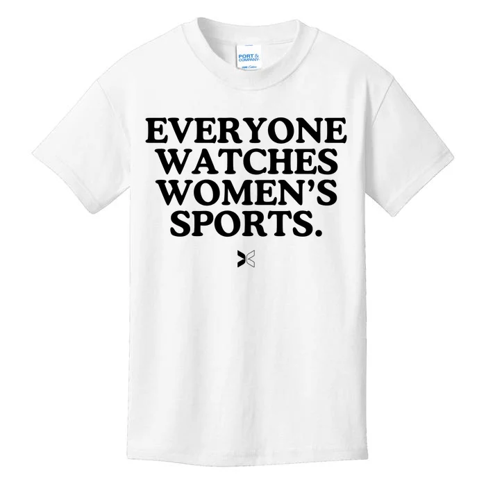 Everyone Watches Women’S Sports Kids T-Shirt