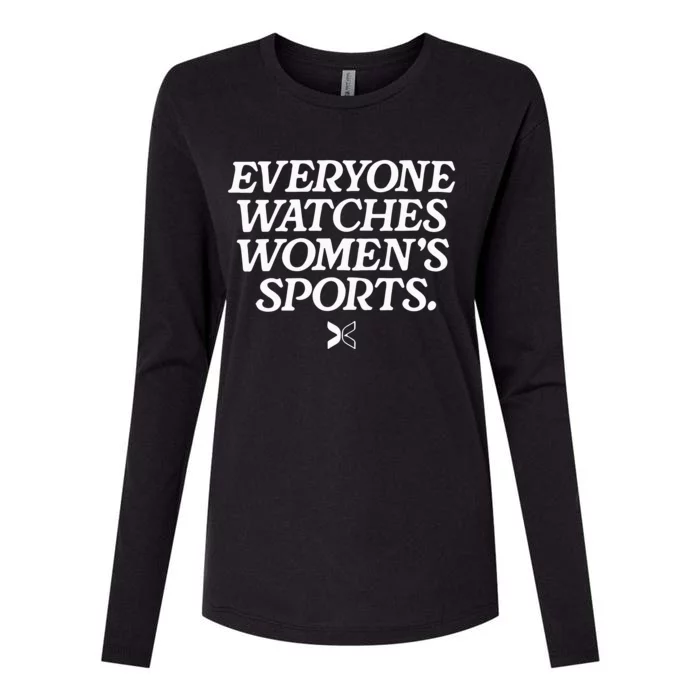 Everyone Watches Women’S Sports Womens Cotton Relaxed Long Sleeve T-Shirt