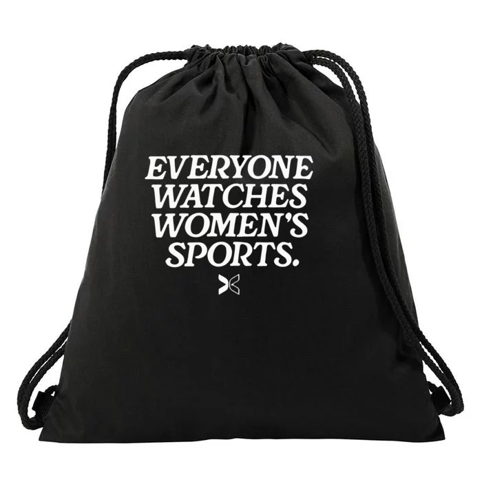 Everyone Watches Women’S Sports Drawstring Bag