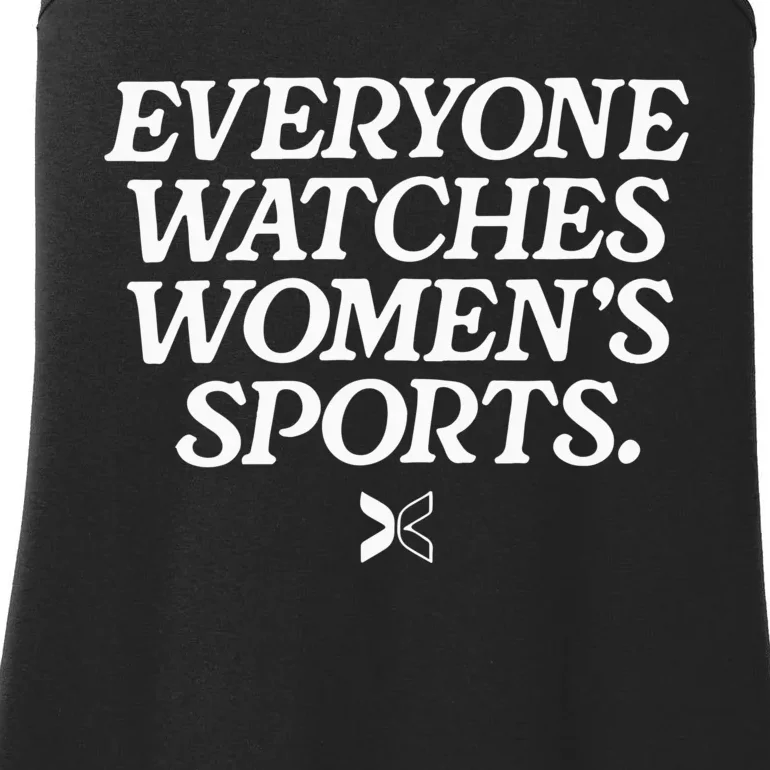 Everyone Watches Women’S Sports Ladies Essential Tank