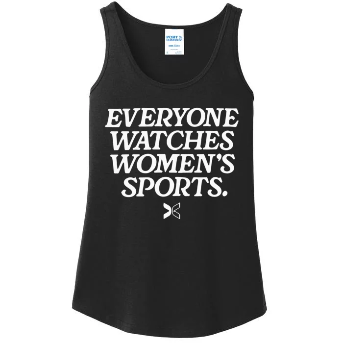 Everyone Watches Women’S Sports Ladies Essential Tank