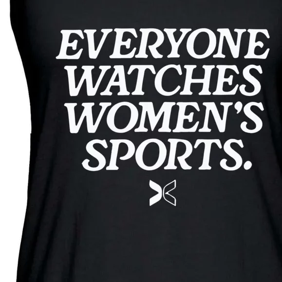 Everyone Watches Women’S Sports Ladies Essential Flowy Tank