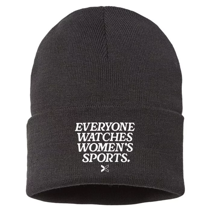 Everyone Watches Women’S Sports Sustainable Knit Beanie