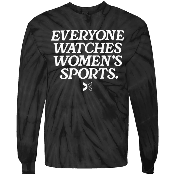 Everyone Watches Women’S Sports Tie-Dye Long Sleeve Shirt