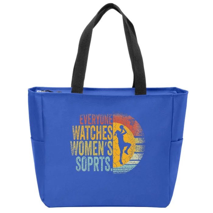 Everyone Watches Wo Sports Zip Tote Bag