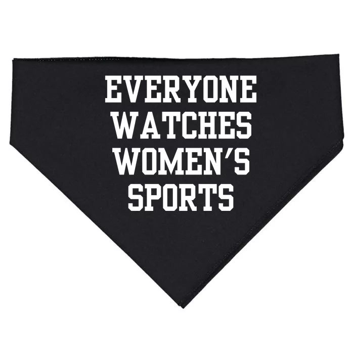 Everyone Watches Women’S Sports USA-Made Doggie Bandana