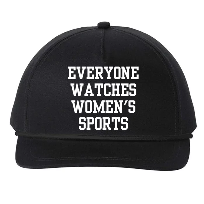 Everyone Watches Women’S Sports Snapback Five-Panel Rope Hat