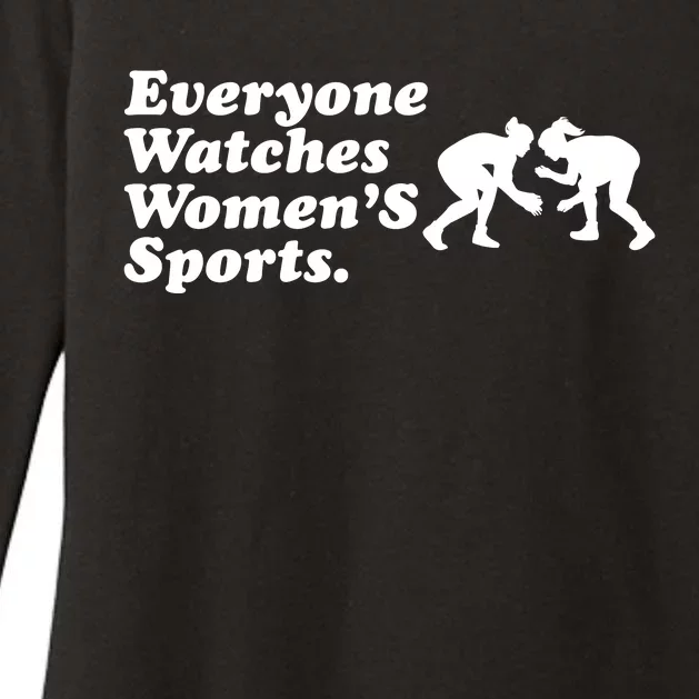 Everyone Watches Women’S Sports Womens CVC Long Sleeve Shirt