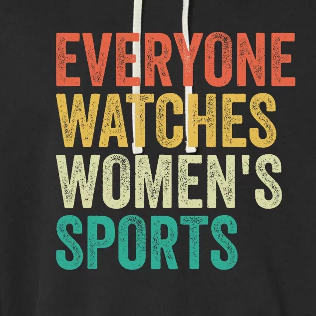 Everyone Watches Women.S Sports Garment-Dyed Fleece Hoodie