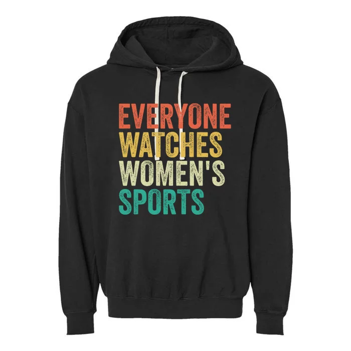 Everyone Watches Women.S Sports Garment-Dyed Fleece Hoodie