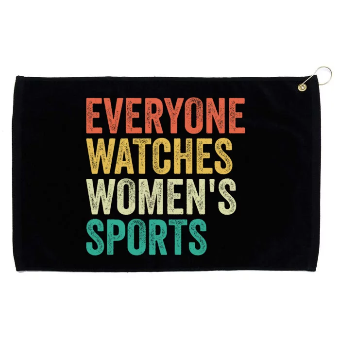 Everyone Watches Women.S Sports Grommeted Golf Towel