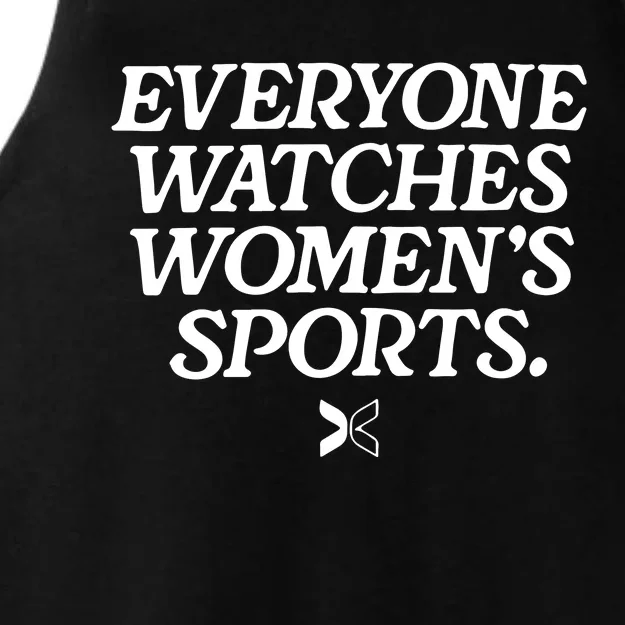 Everyone Watches Women’S Sports Ladies Tri-Blend Wicking Tank