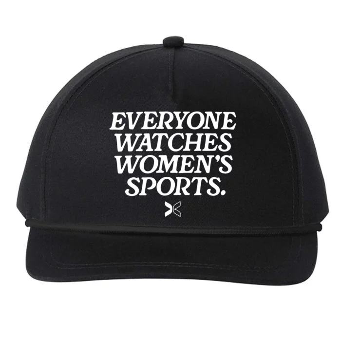 Everyone Watches Women’S Sports Snapback Five-Panel Rope Hat