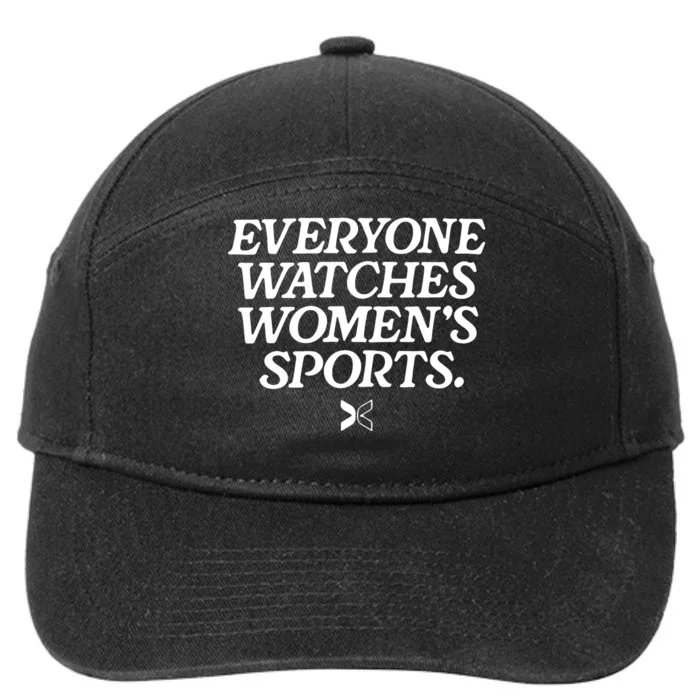 Everyone Watches Women’S Sports 7-Panel Snapback Hat