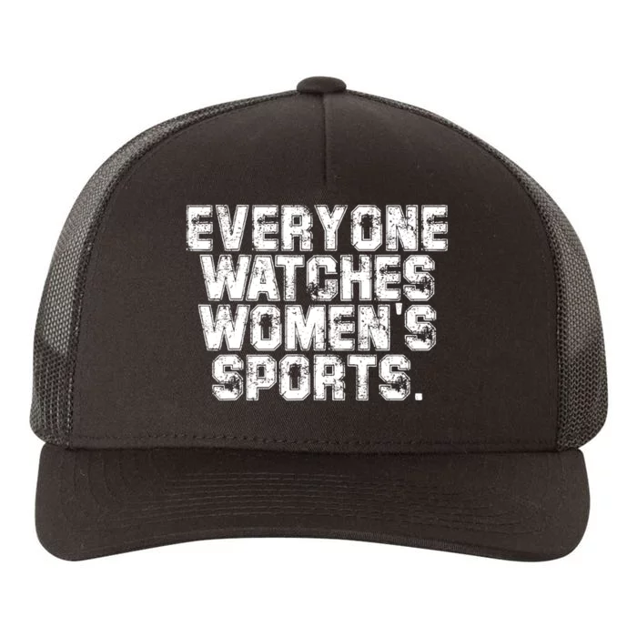 Everyone Watches Women Sports Adult Yupoong Adult 5-Panel Trucker Hat