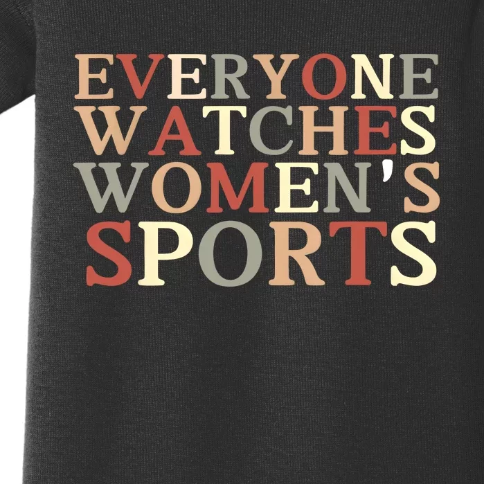 Everyone Watches Women Sports Adult Baby Bodysuit