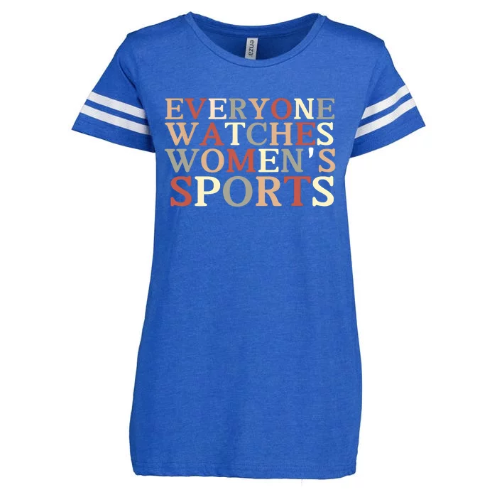 Everyone Watches Women Sports Adult Enza Ladies Jersey Football T-Shirt