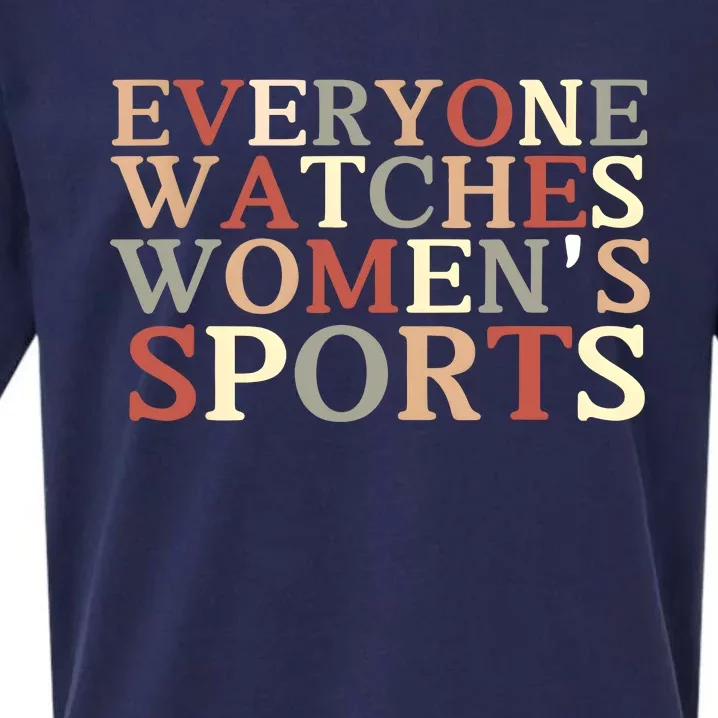 Everyone Watches Women Sports Adult Sueded Cloud Jersey T-Shirt