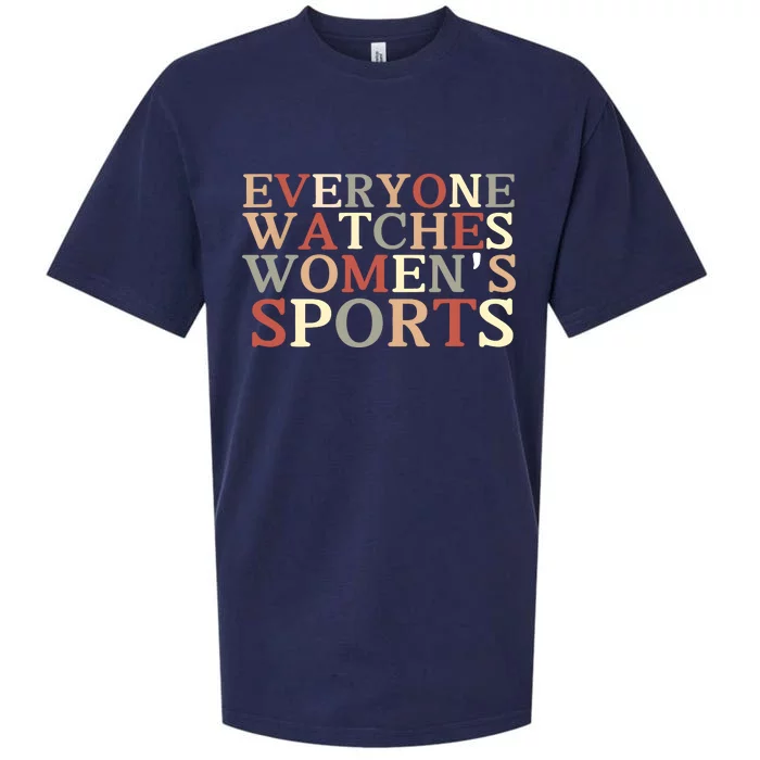 Everyone Watches Women Sports Adult Sueded Cloud Jersey T-Shirt