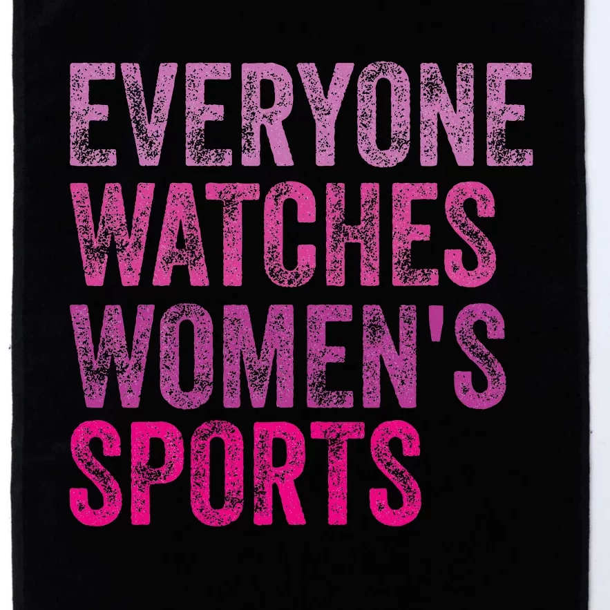 Everyone Watches Women Sports Platinum Collection Golf Towel