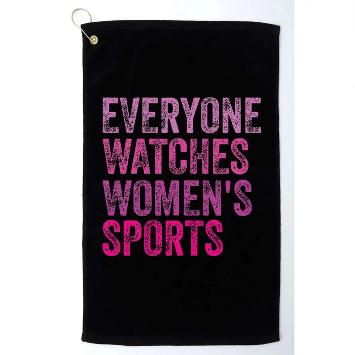 Everyone Watches Women Sports Platinum Collection Golf Towel