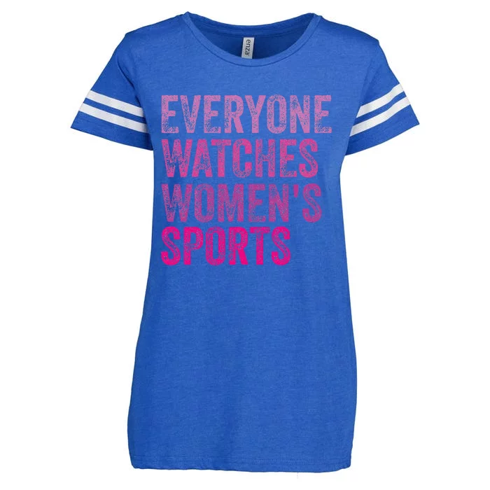 Everyone Watches Women Sports Enza Ladies Jersey Football T-Shirt