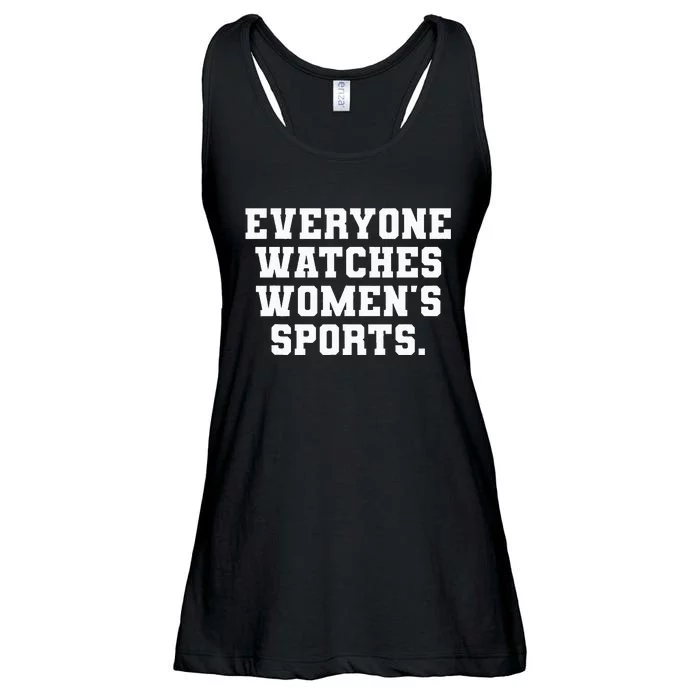 Everyone Watches Women Sports Ladies Essential Flowy Tank