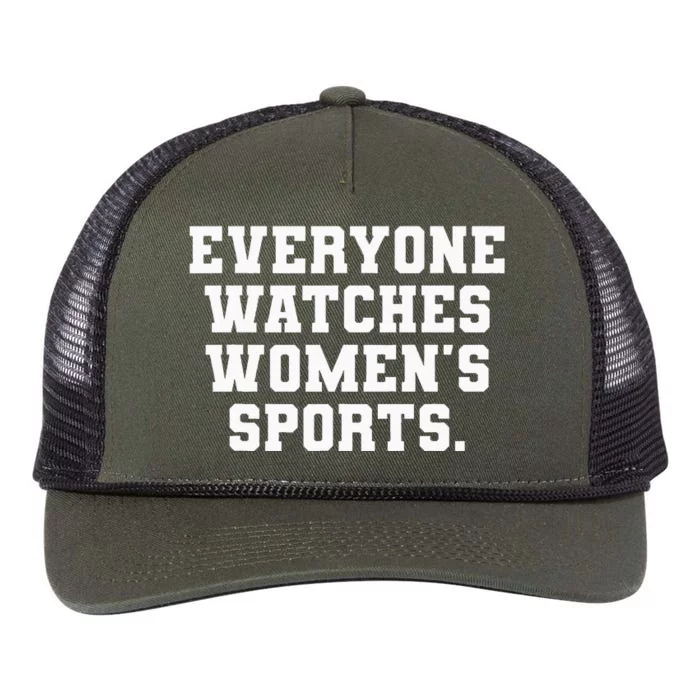 Everyone Watches Women Sports Retro Rope Trucker Hat Cap