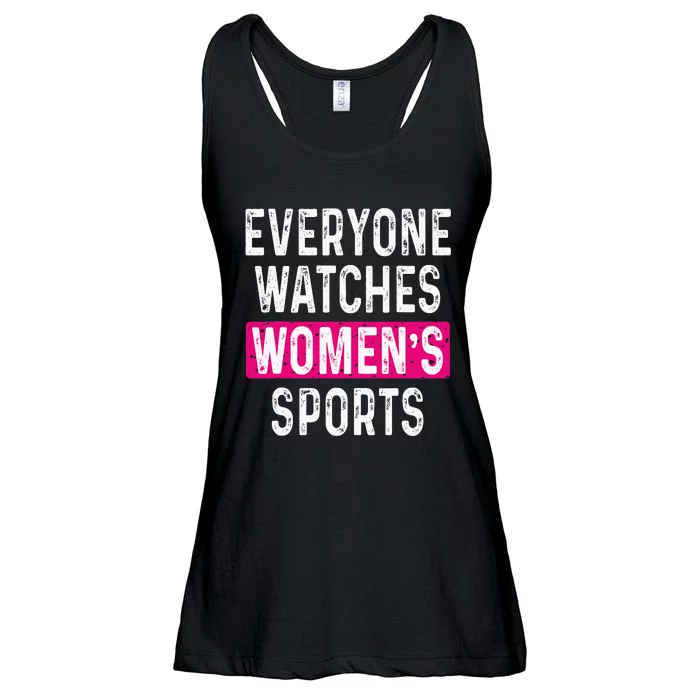 Everyone Watches Women Sports Supports Ladies Essential Flowy Tank