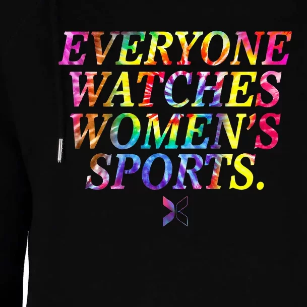 Everyone Watches Women Sports Womens Funnel Neck Pullover Hood