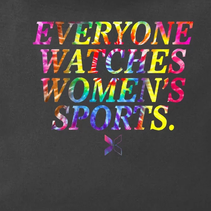 Everyone Watches Women Sports Zip Tote Bag