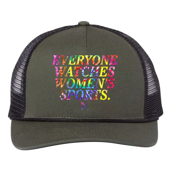 Everyone Watches Women Sports Retro Rope Trucker Hat Cap