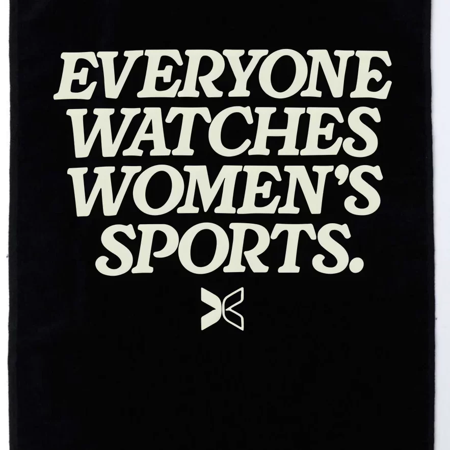 Everyone Watches Women Sports Platinum Collection Golf Towel