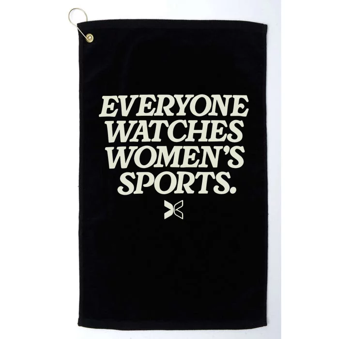 Everyone Watches Women Sports Platinum Collection Golf Towel