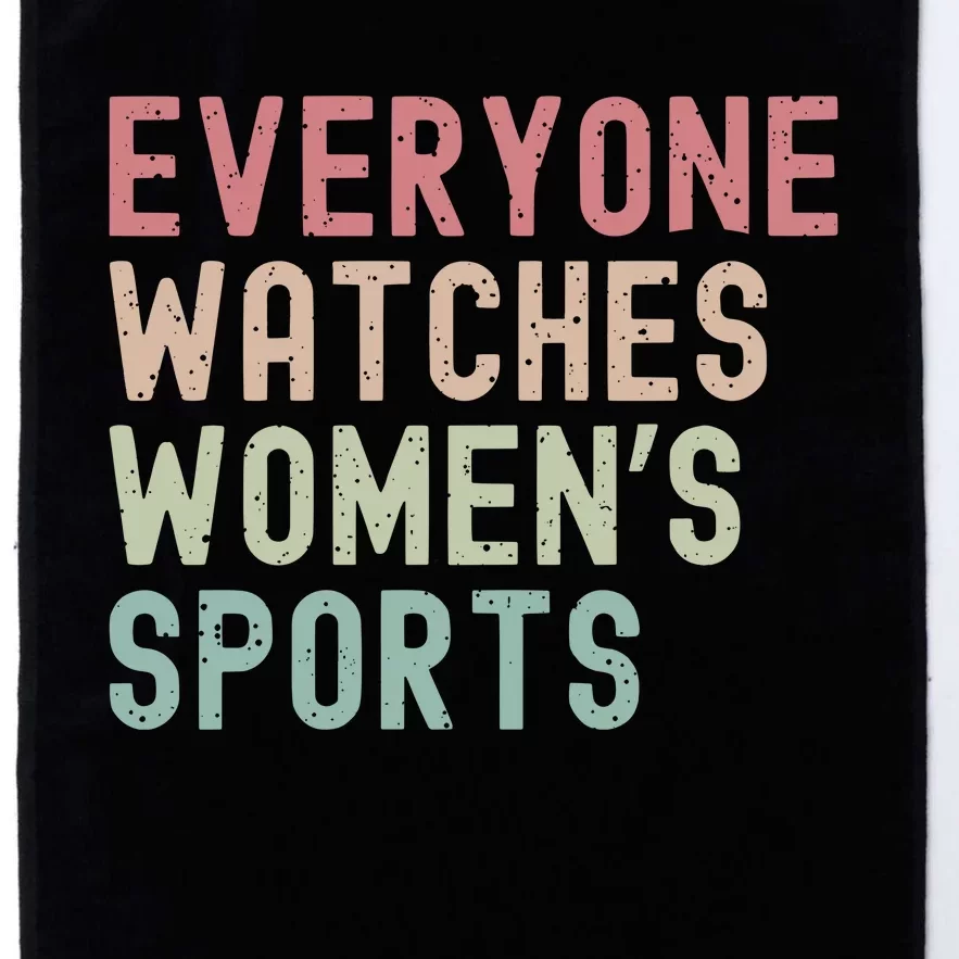 Everyone Watches Women Sports Platinum Collection Golf Towel