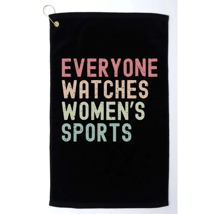 Everyone Watches Women Sports Platinum Collection Golf Towel