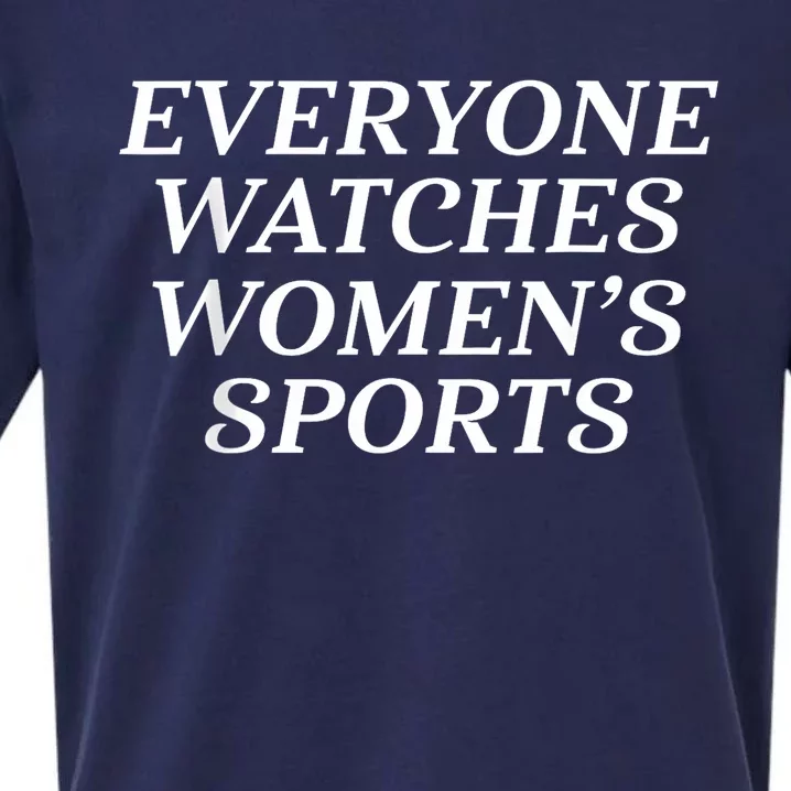 Everyone Watches Women Sports Sueded Cloud Jersey T-Shirt