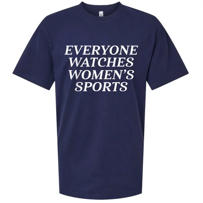 Everyone Watches Women Sports Sueded Cloud Jersey T-Shirt