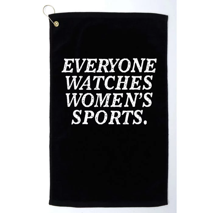 Everyone Watches Women Sports Platinum Collection Golf Towel