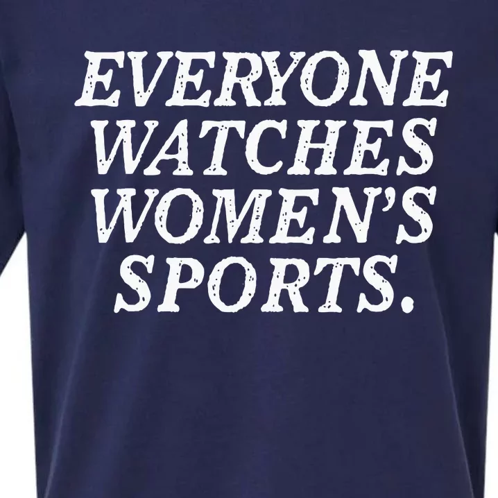 Everyone Watches Women Sports Sueded Cloud Jersey T-Shirt