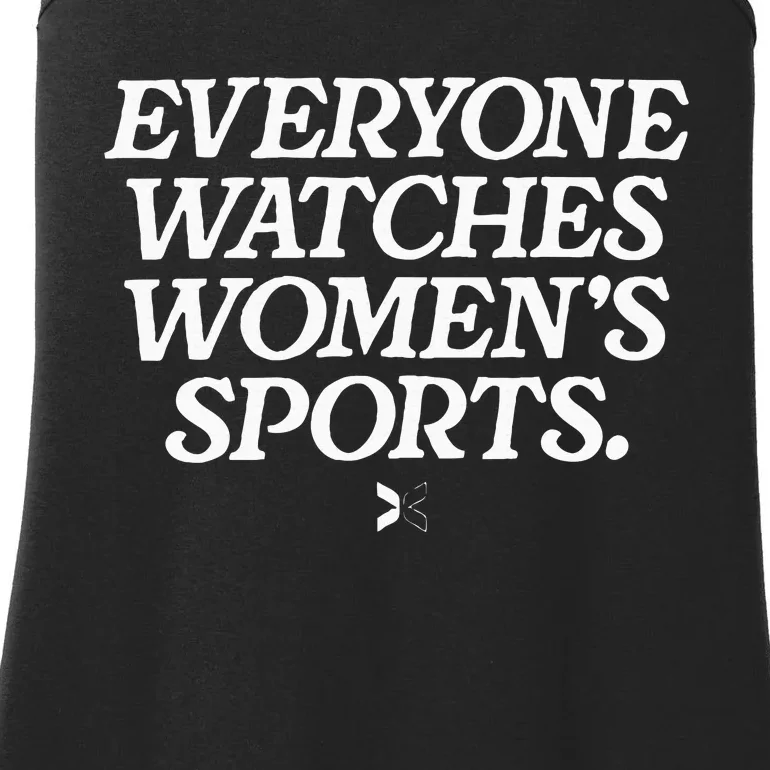 Everyone watches wo's sports Ladies Essential Tank